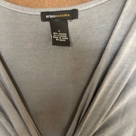 Sleeveless Blue-Gray BCBG Dress - Size L - Picture 3 of 3